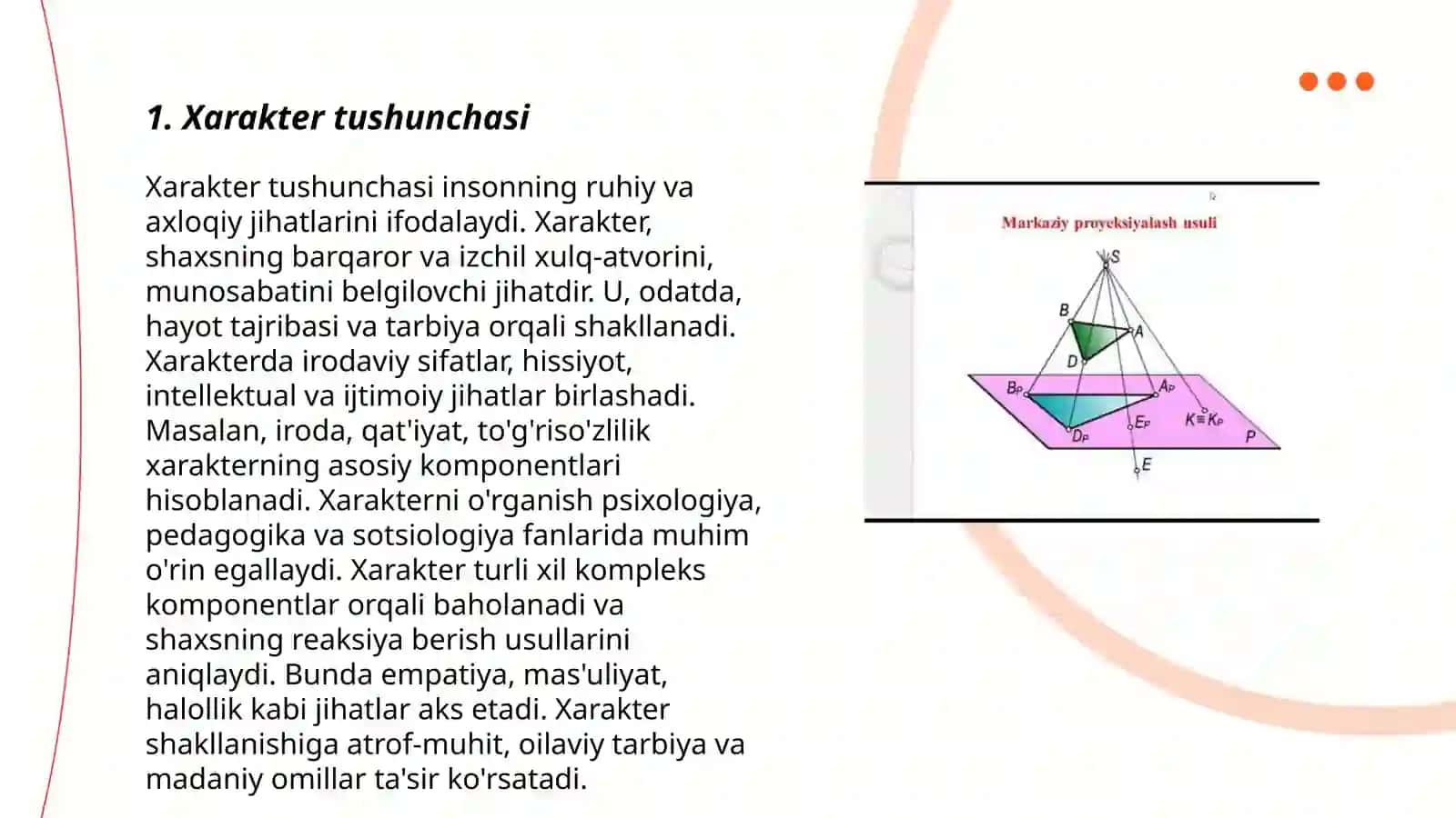Xarakter va uning xossalari 3