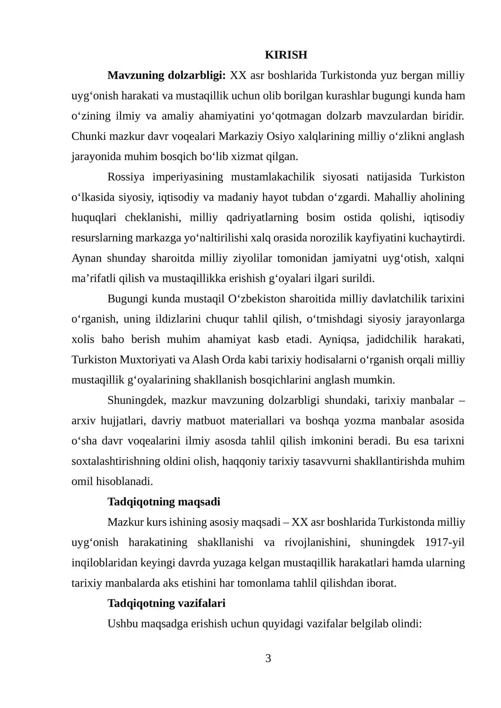 Turkistonda muxtoriyatchilik va istiqlolchilik harakati tarixiga oid hujjatlar 3