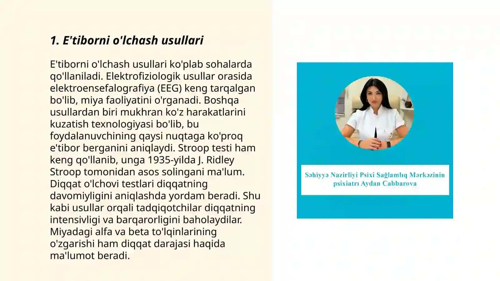 Psixik bilish jarayonlari psixodiagnostikasi 3