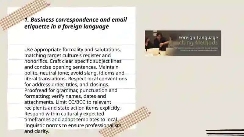 Foreign Language in the Professional Field 3