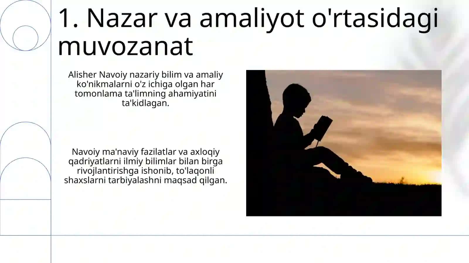 Alisher Navoiyning ta'lim -tarbiya tòģrisidagi qarashlari 3