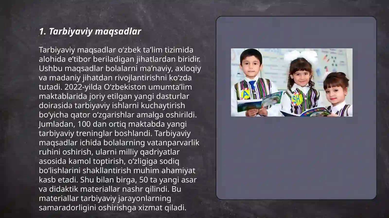 Tarbiya jarayoniga qo'yiladigan talablar 3