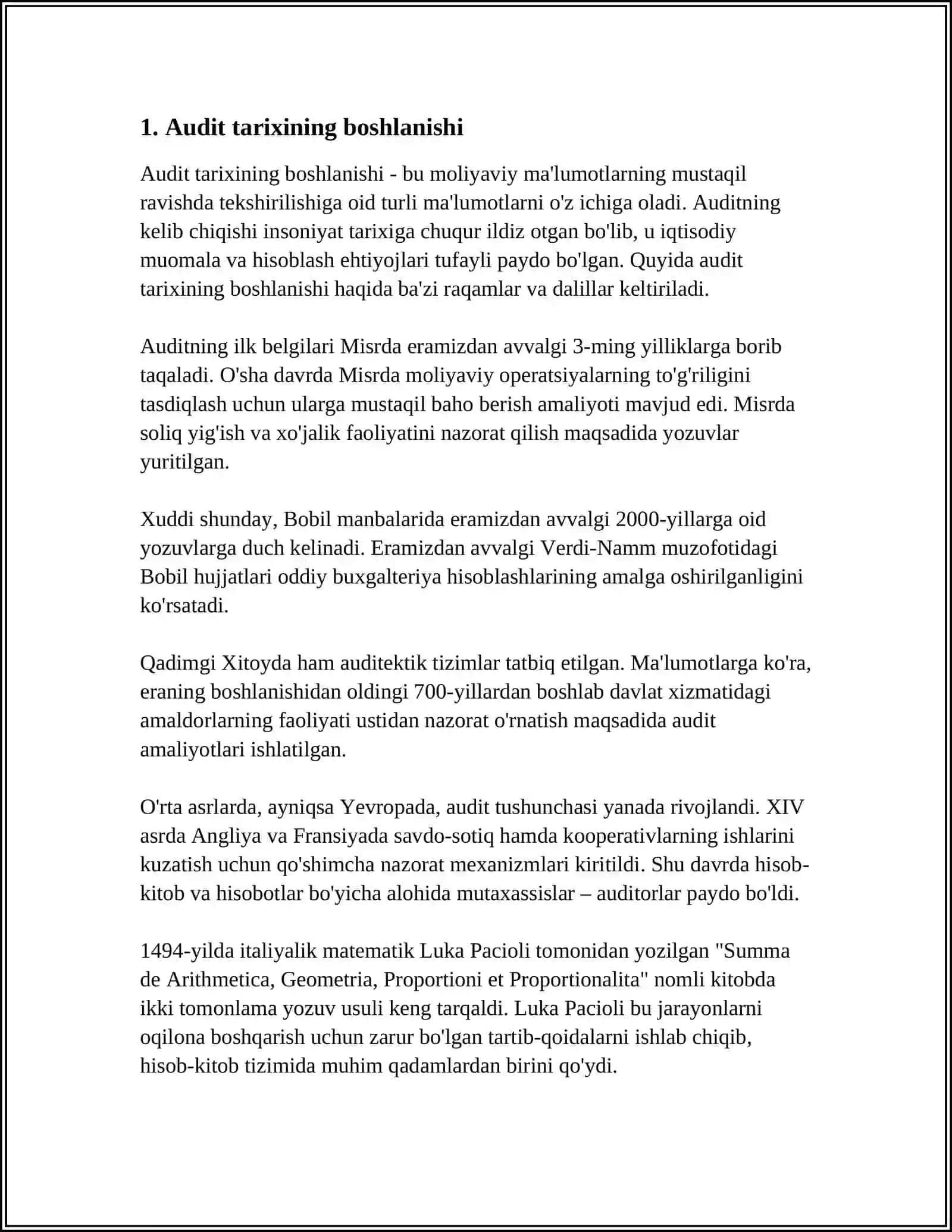 AUDITNING MOHIYATI VA RIVOJLANISH TARIXI 3