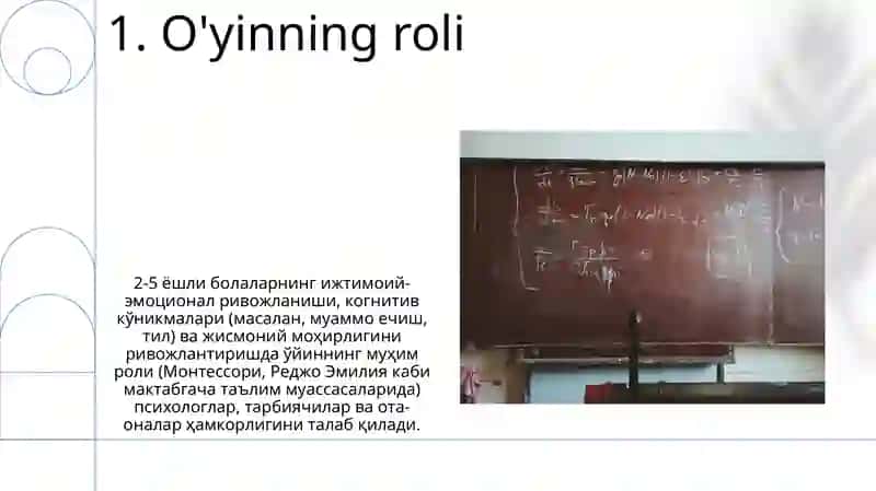 PSIXOLOG Maktabgacha talimda tarbiyachilar va ota onalar bilan ishlash 3