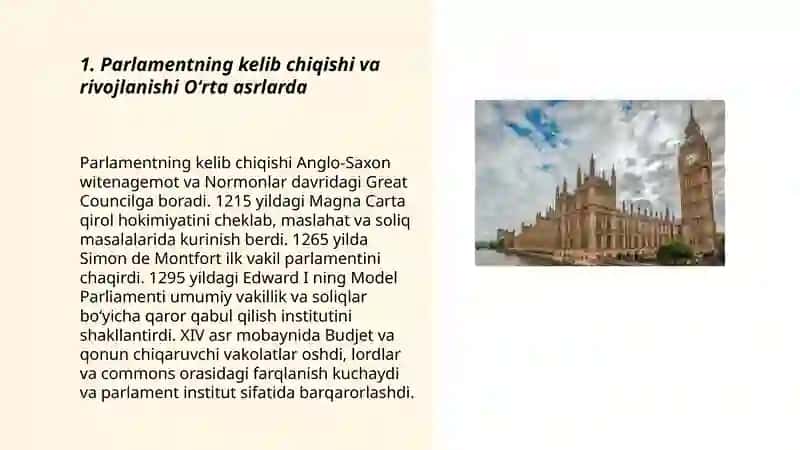Oʻrta asrlarda Angliya parlamenti faoliyati 3
