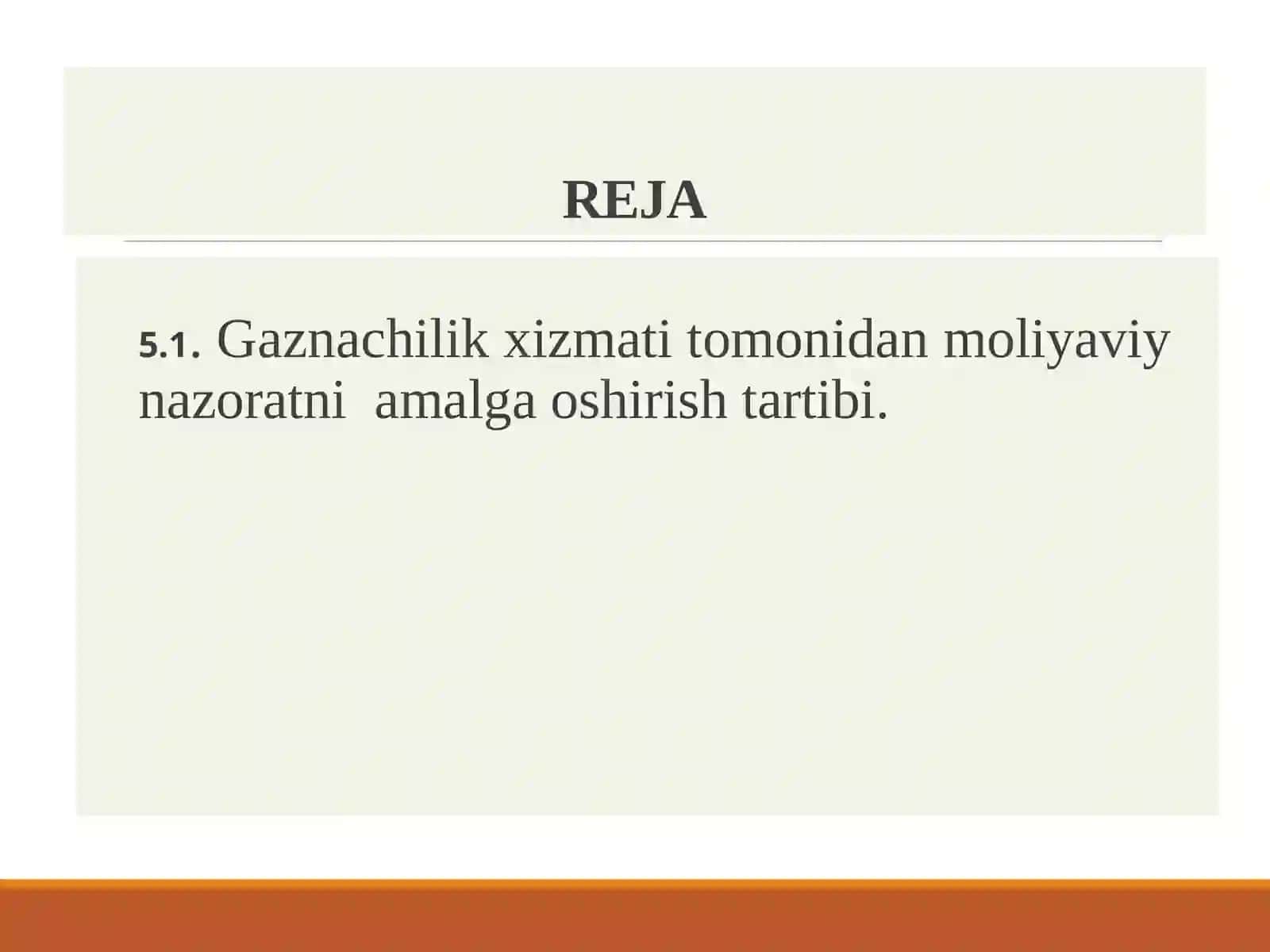 MOLIYAVIY NAZORAT 3