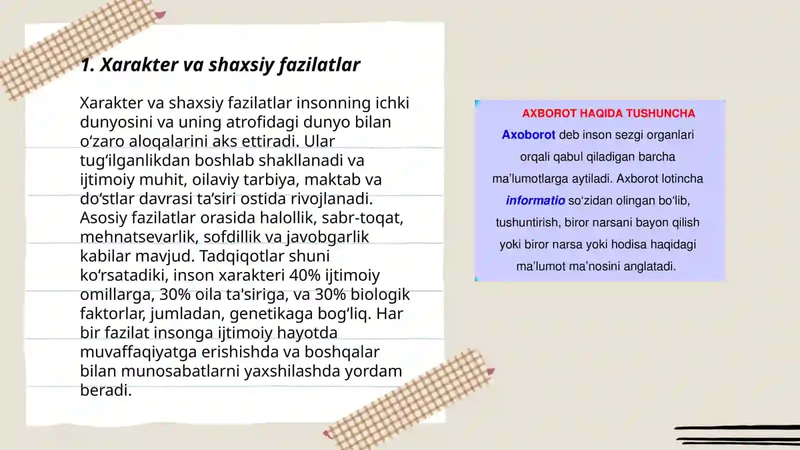Xarakter va shaxsiy fazilatlar 3