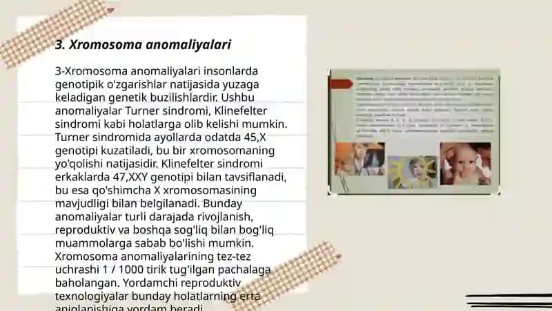 Xromosoma anomaliyalari 3