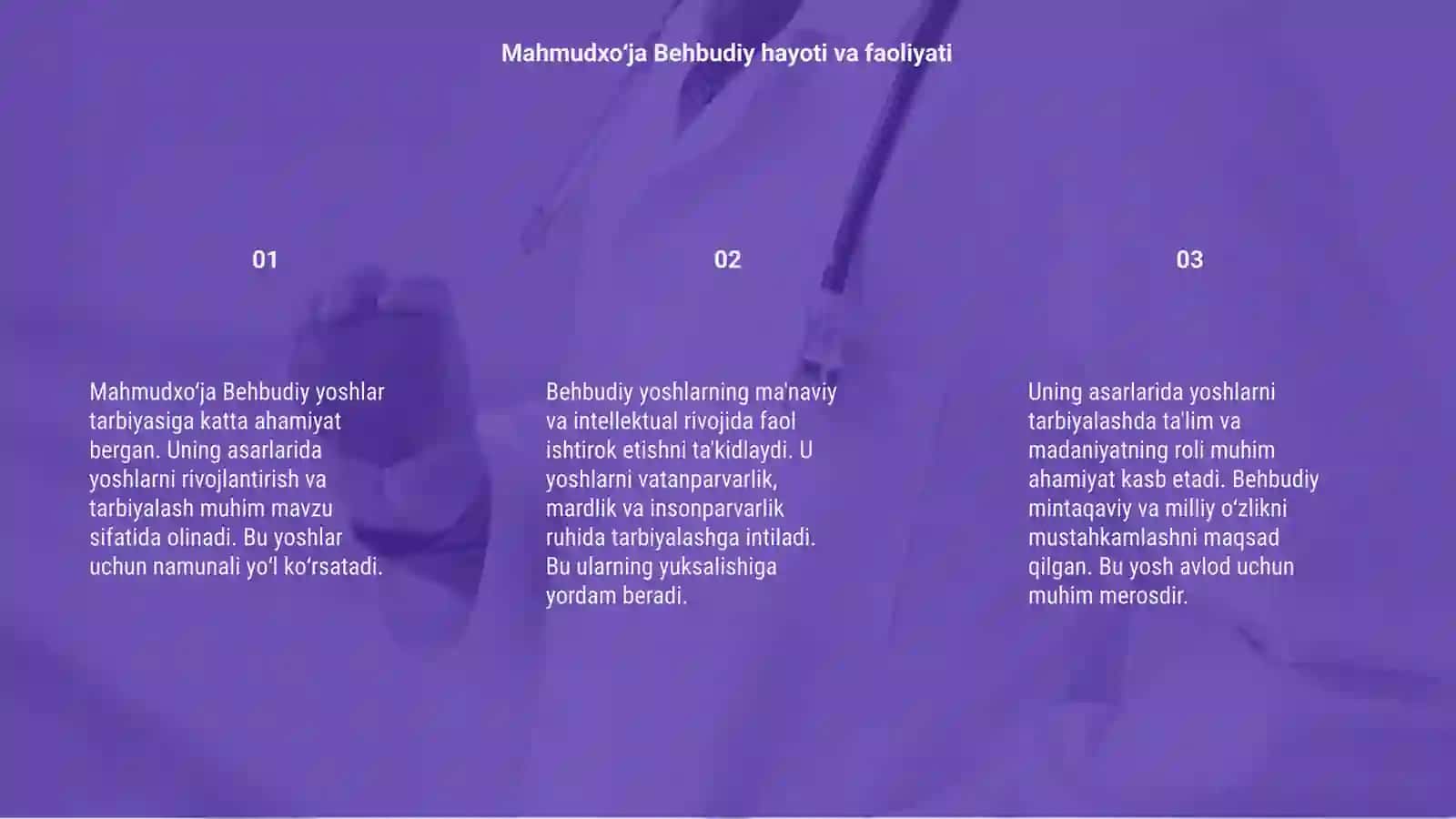 Mahmudxo‘ja Behbudiy asarlarida yoshlar tarbiyasi 3