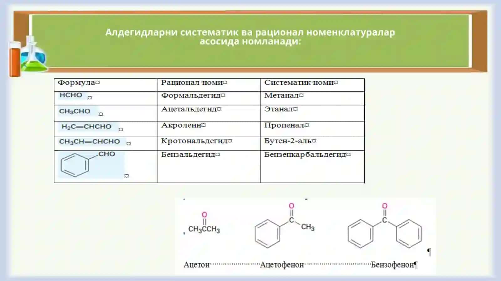 Альдегид ва кетонлар 3
