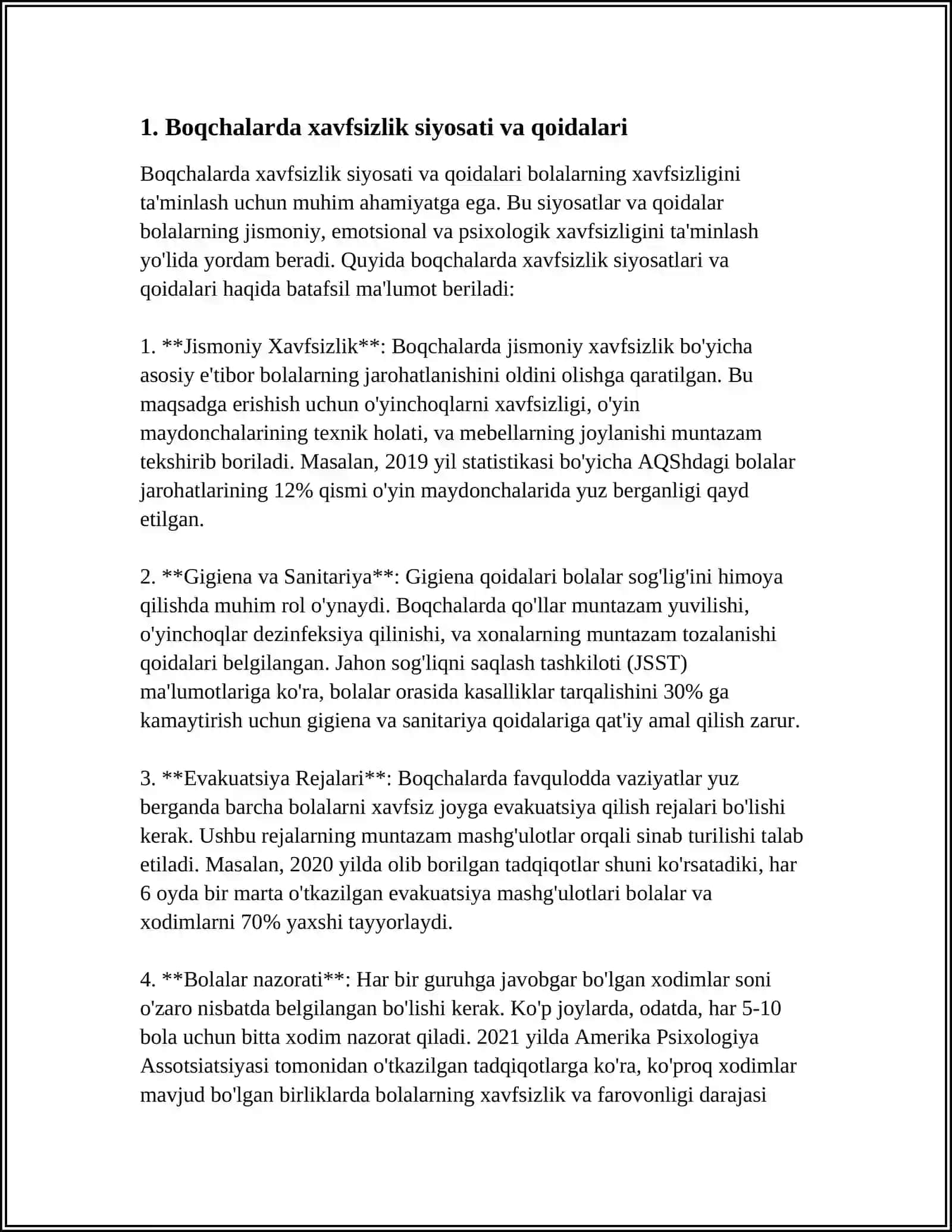 BOQCHALARDA BOLALARNI HAFSIZLIGI VA ULARNI HIMOYA QILISH TARTIBLARI 3