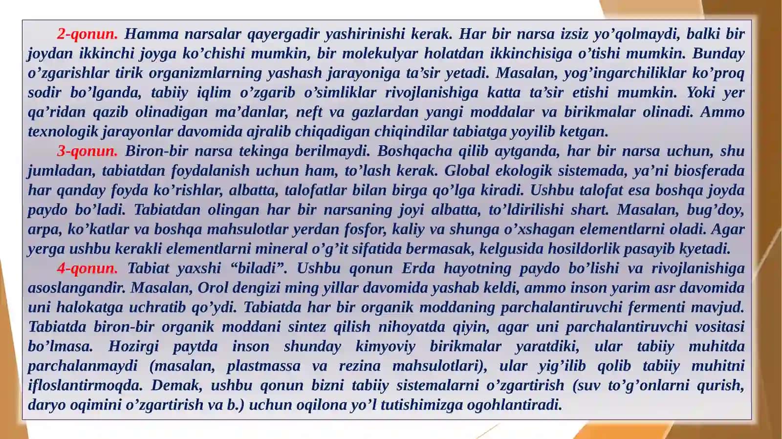 2-MA'RUZA. ATROF-MUHITNI MUHOFAZA QILISHNING HUQUQIY ASOSLARI 3