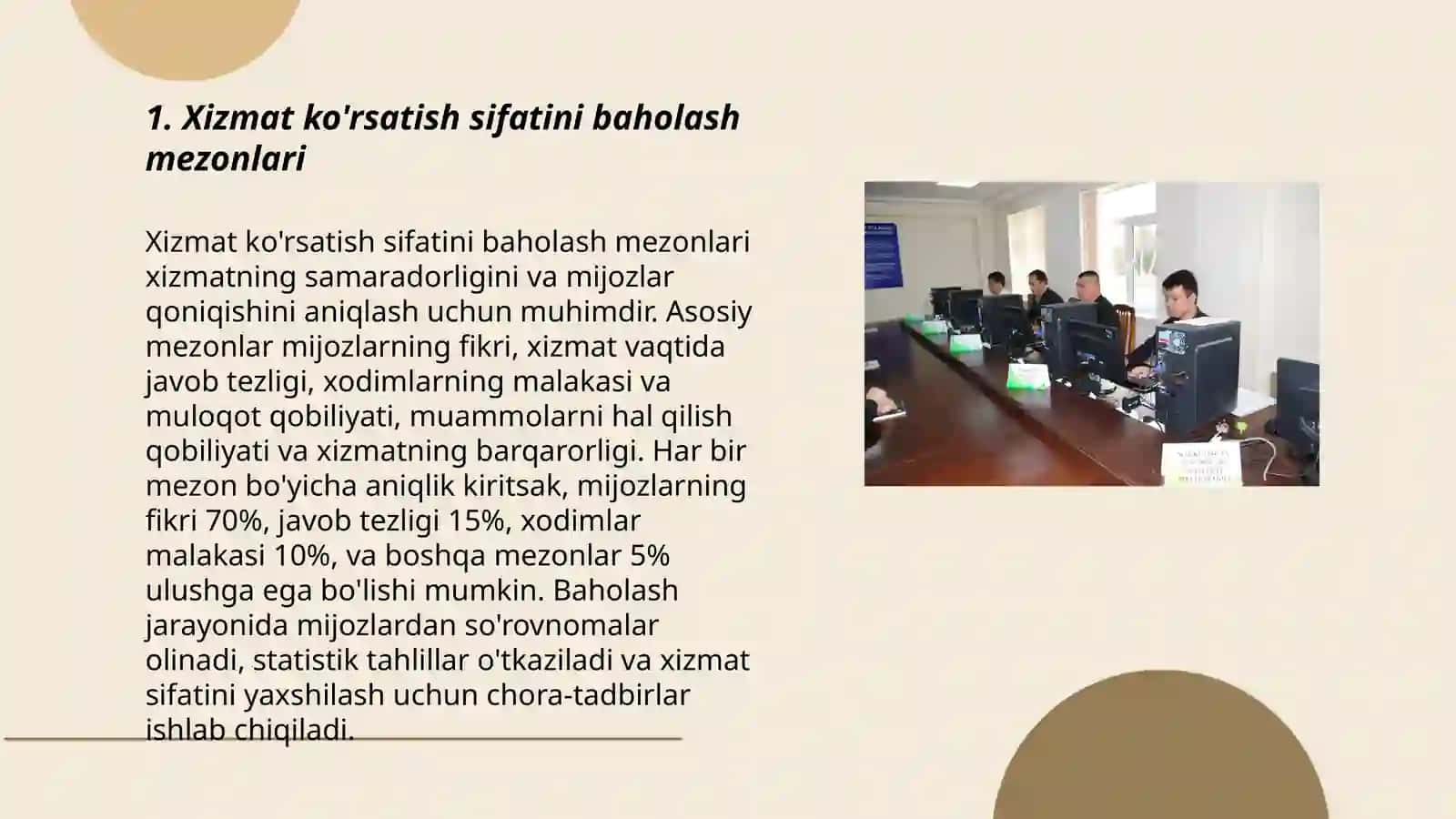 Professional xizmatlarni korsatish uchun talablar 3