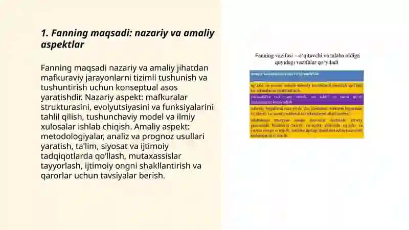 Mafkuraviy jarayonlarning tizmli tahlili fanining maqsad va vazifalari 3