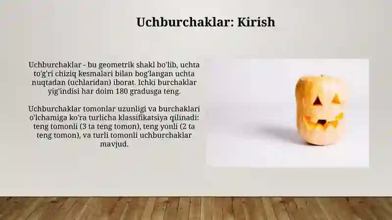 Uchburchaklar 3