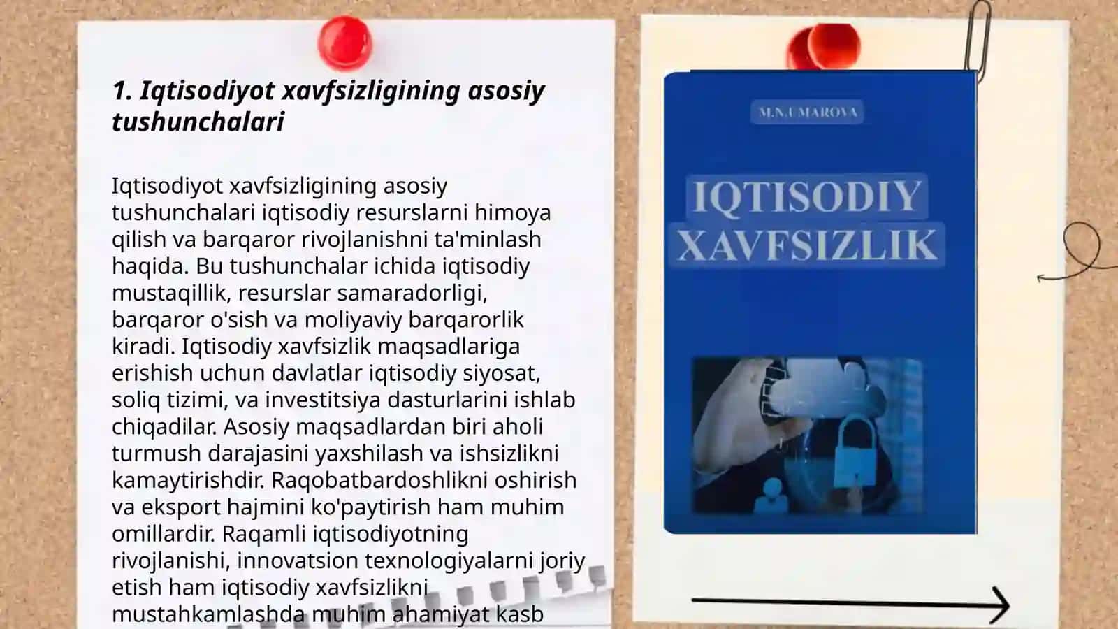 Iqtisodiyot xavfsizlikni moxiyati 3