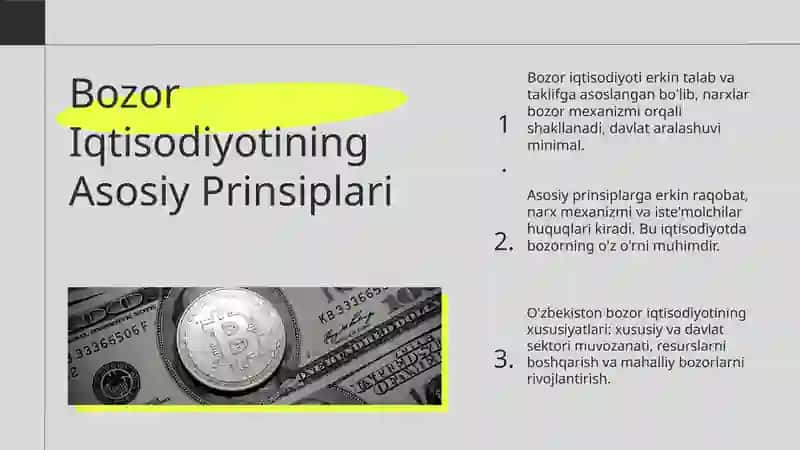 BOZOR IQTISODIYOTIGA O’TISH DAVRI VA UNING O’ZBEKISTONDAGI XUSUSIYATLARI 3