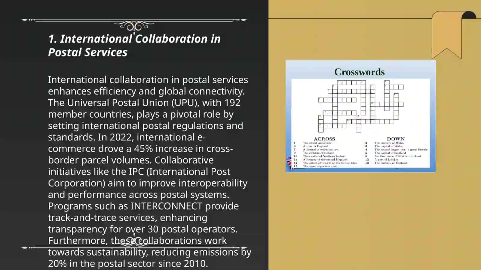 BTS postal activities working in cooperation with foreign countries 3