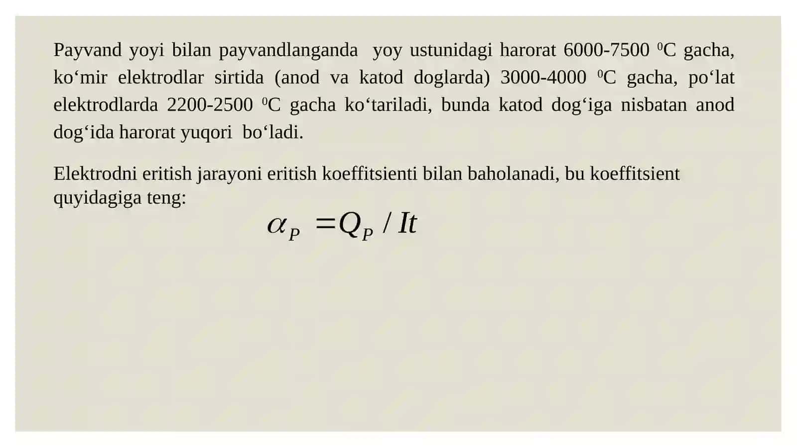 TRANSPORT VOSITALARI DЕTALLARINI PAYVANDLASH VA ERITIB QOPLASH YO‘LI BILAN TIKLASHNING MOHIYATI VA UNDAGI JARAYONLAR 3