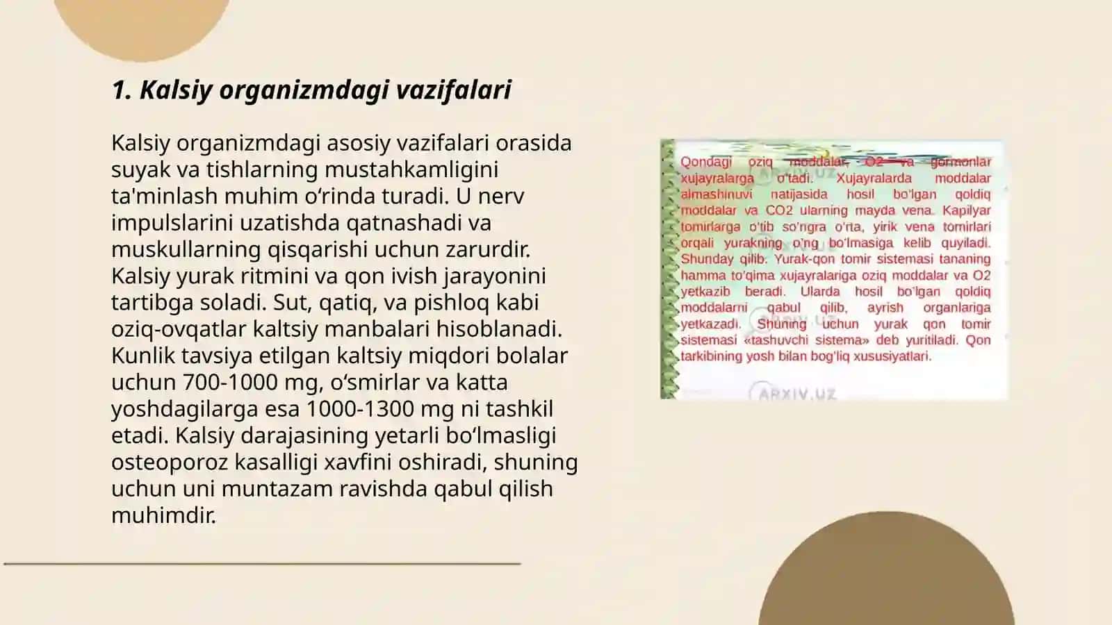 Kalsiy Magniy va rux haqida organizmga tasiri va boshqarilishi 3