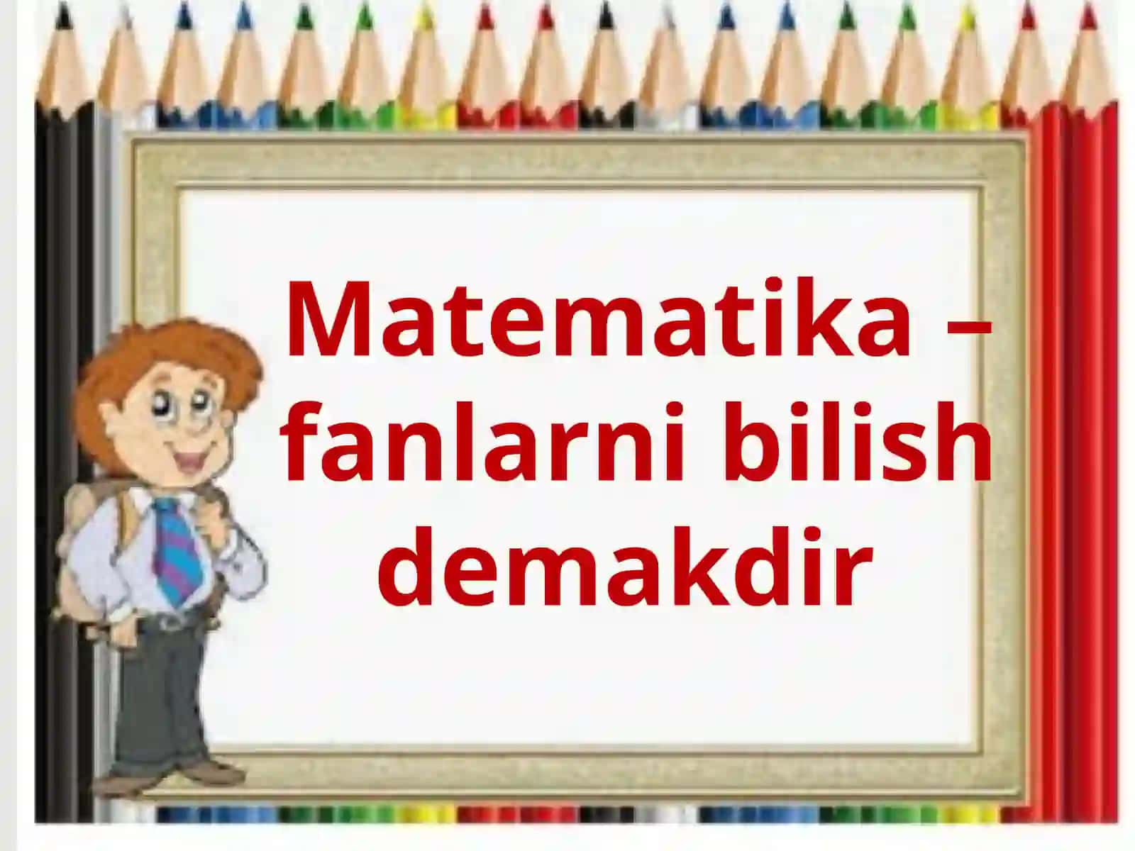 Dars taqdimoti - Matematika fanidan 3