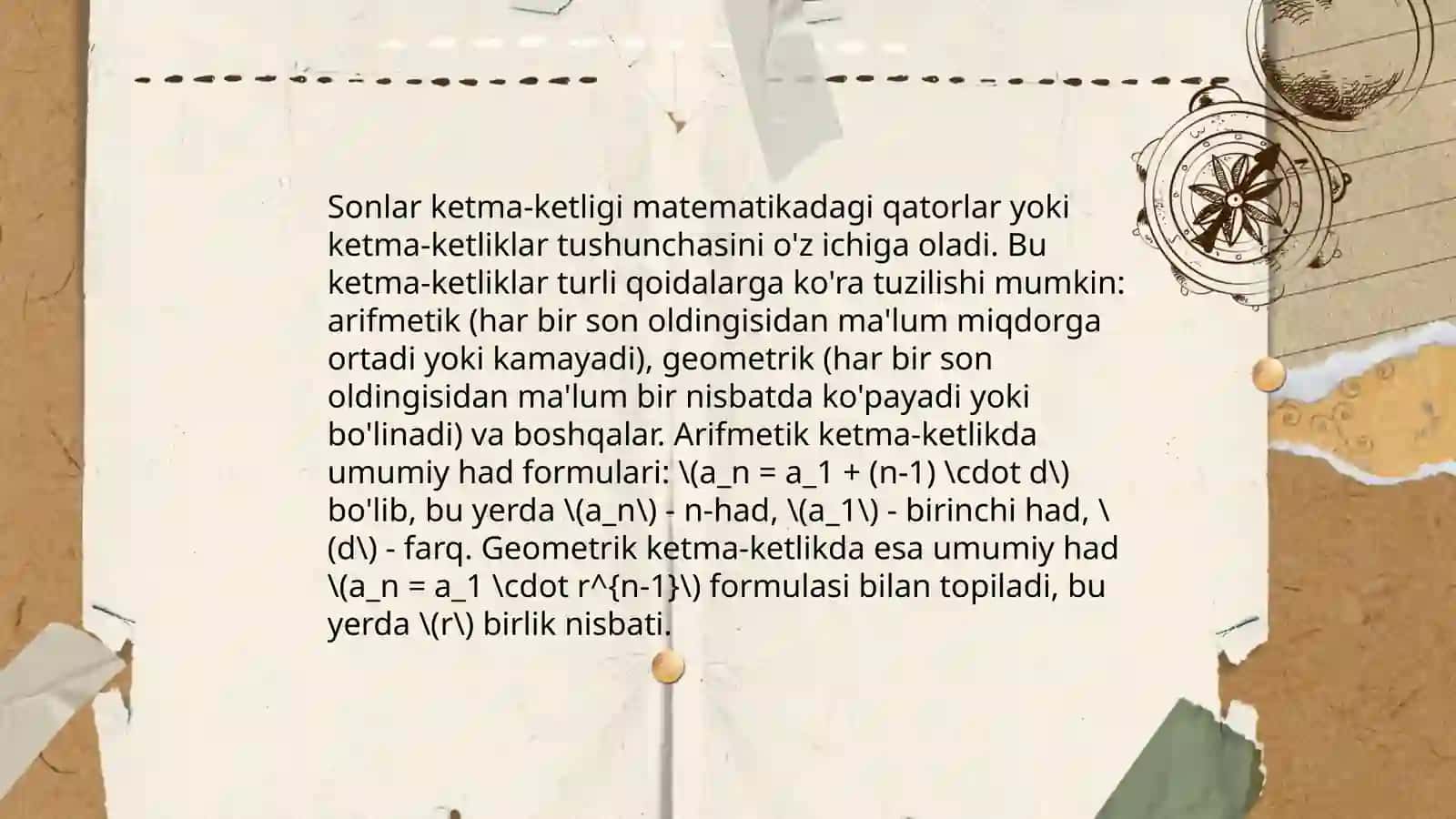 Sonlar ketma-ketligi matematikada 3
