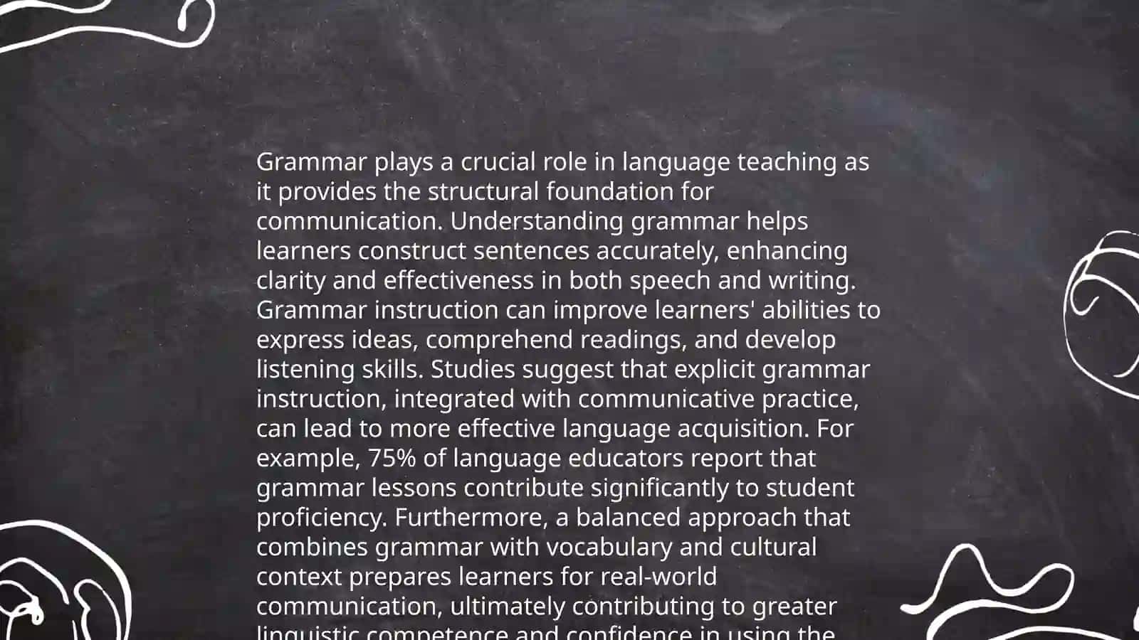 Teaching in grammar context 3