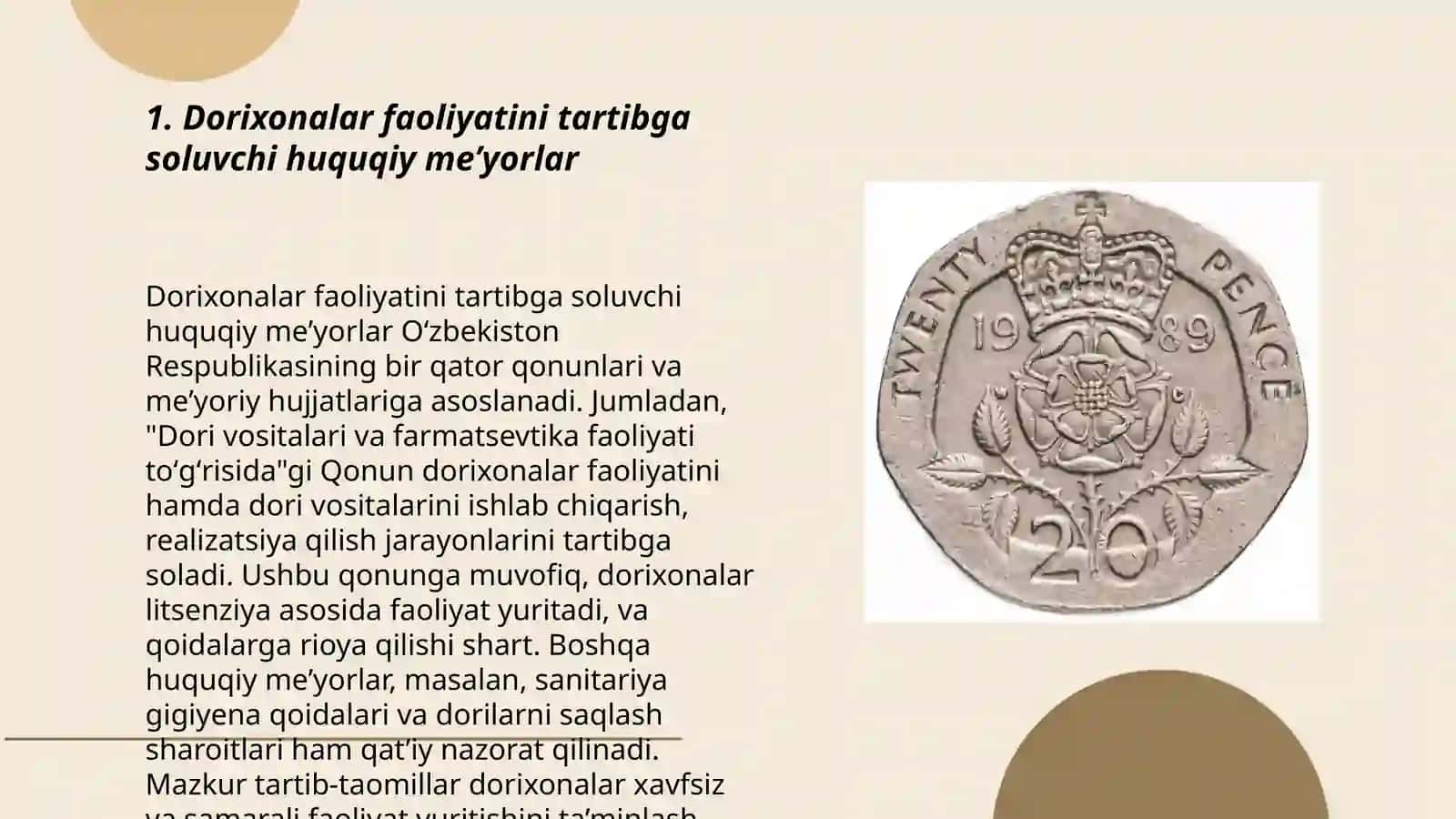 Dorixonalar faoliyatini tartibga soluvchi huquqiy me’yorlar 3