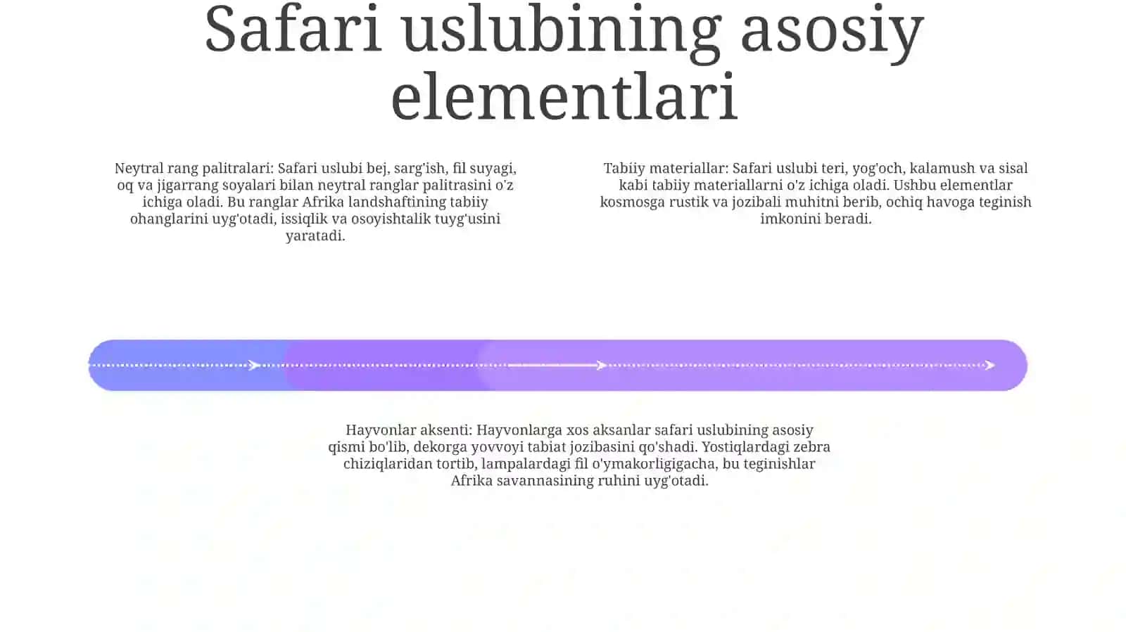 Safari Uslubi 3