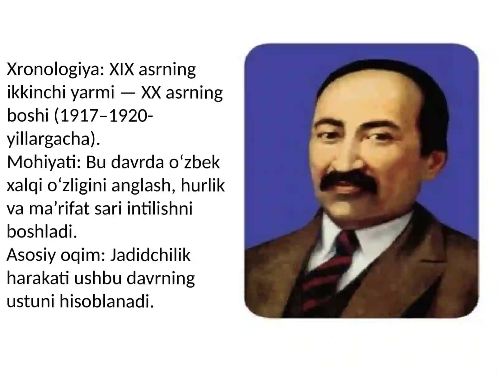 O‘zbek milliy uyg‘onish adabiyoti shakllanishining ijtimoiy-siyosiy va adabiy-estetik 3
