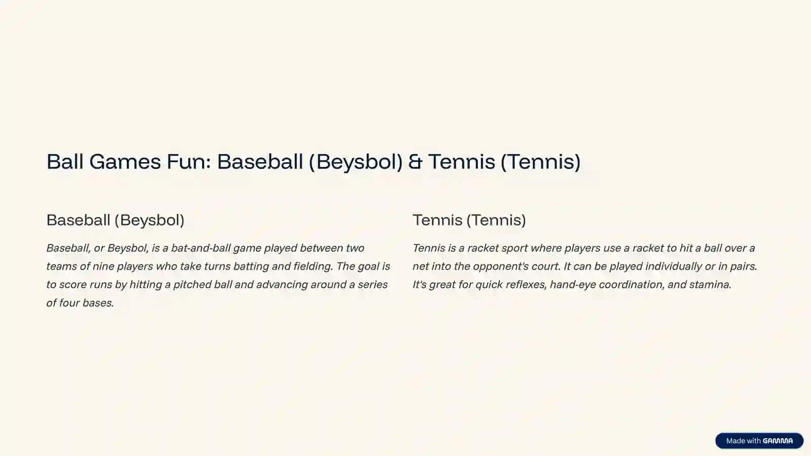 Let's Play Sports! 3