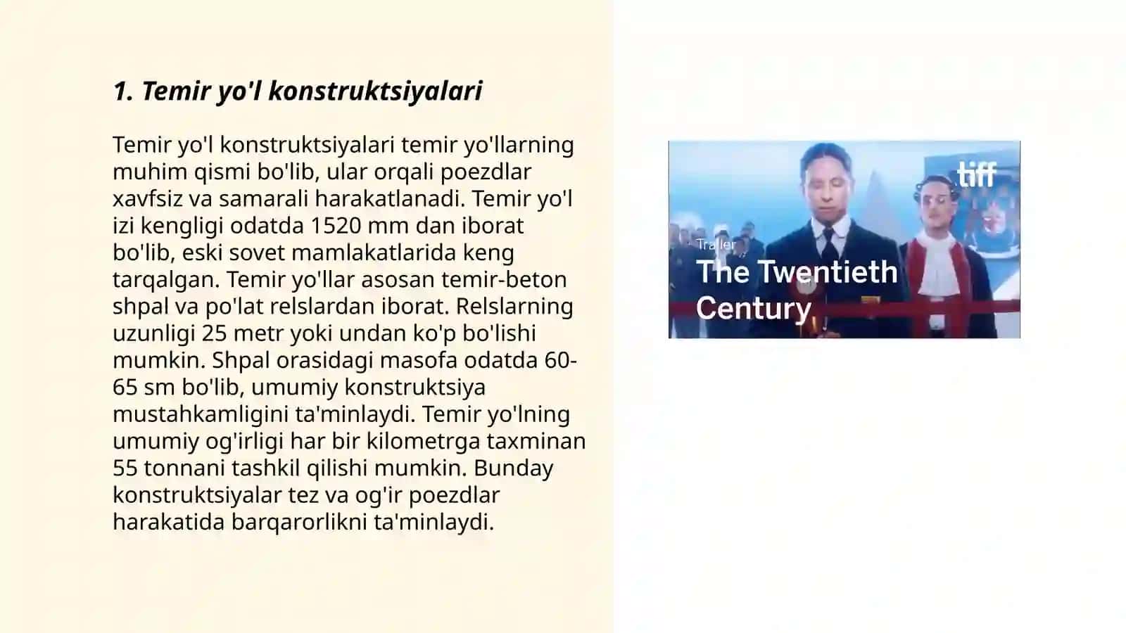 Temir yo'l konstruktsiyalari 3