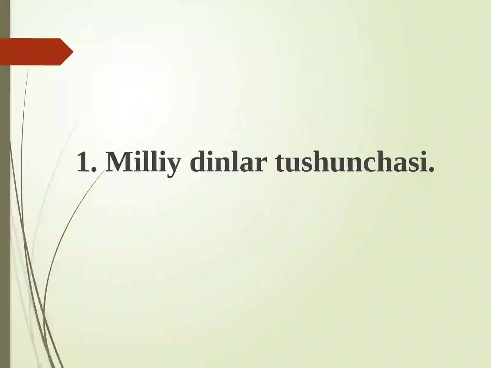 MILLIY DINLAR 3