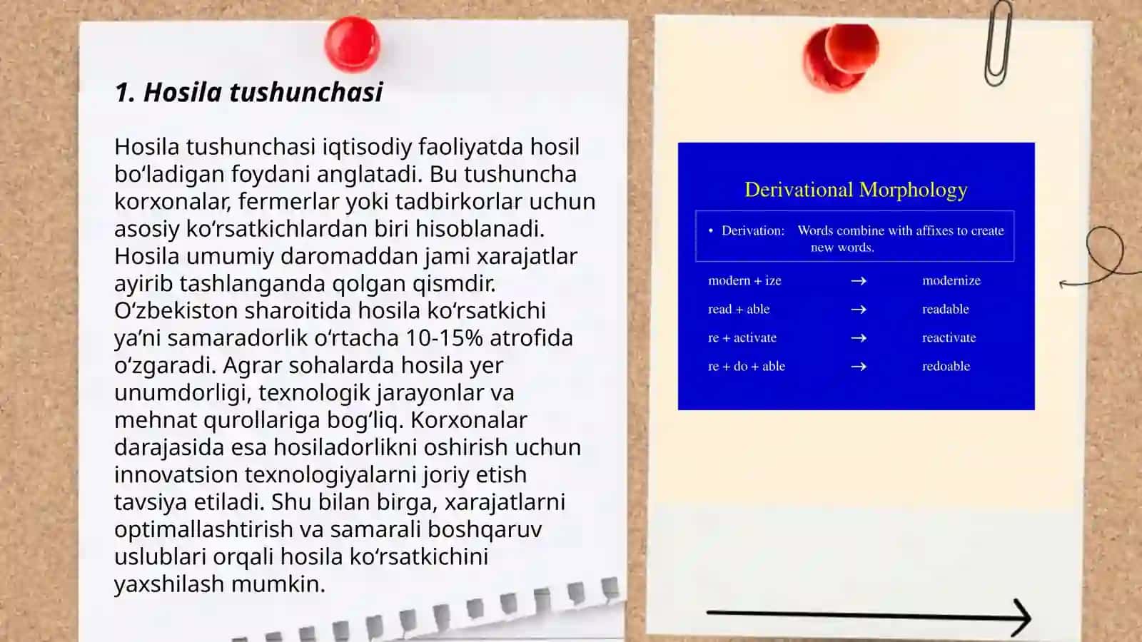 Hosilaning geometrik va mexanik ma'nosi 3