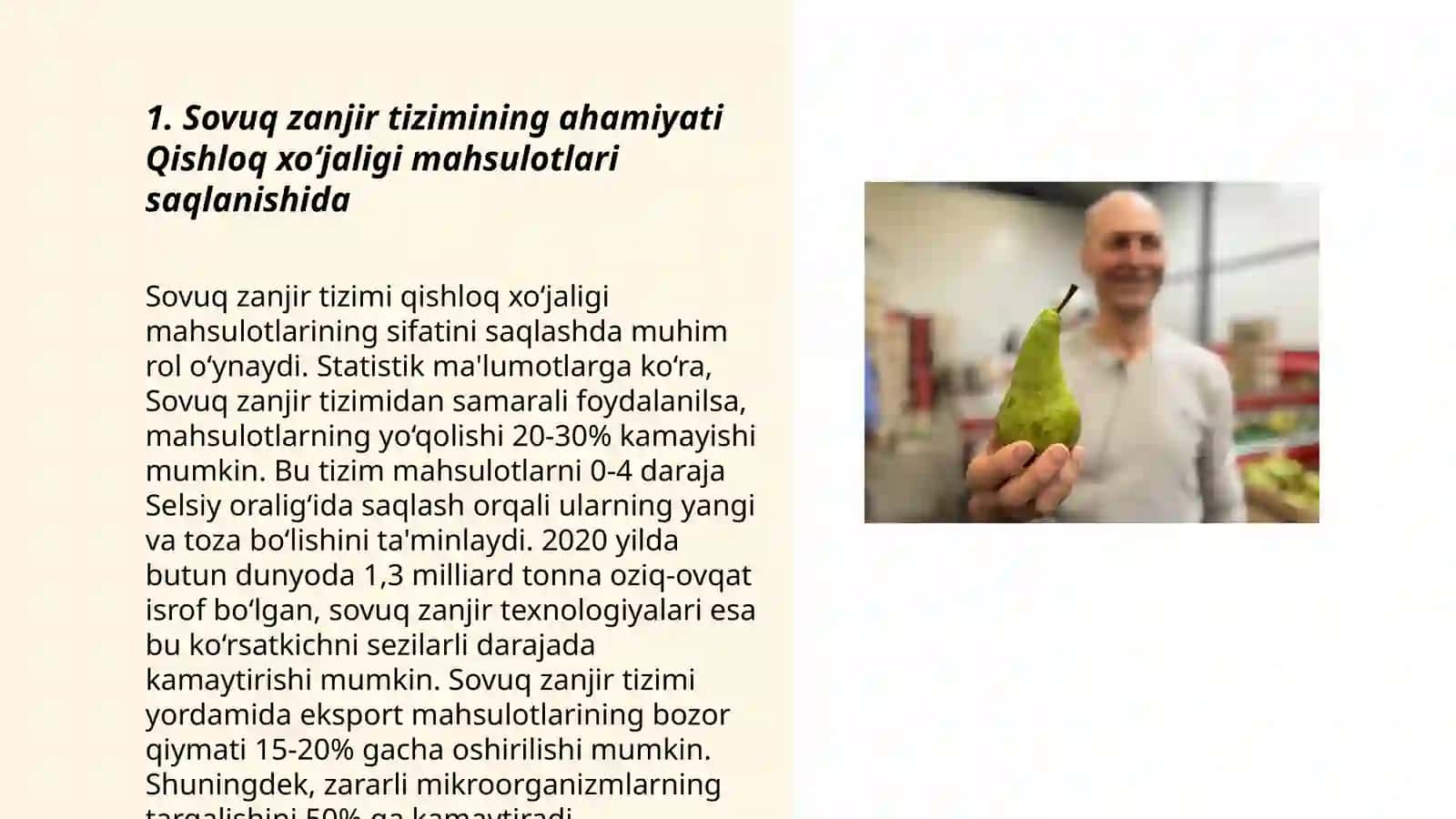 Sovuq zanjir tizimi 3