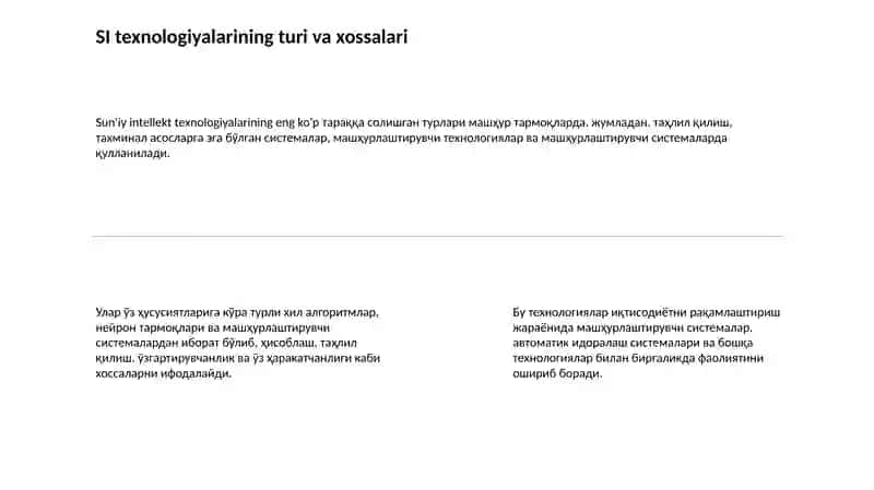 O‘zbekiston iqtisodiyotini raqamlashtirishda sun’iy intellekt texnologiyalarining o‘rni 3