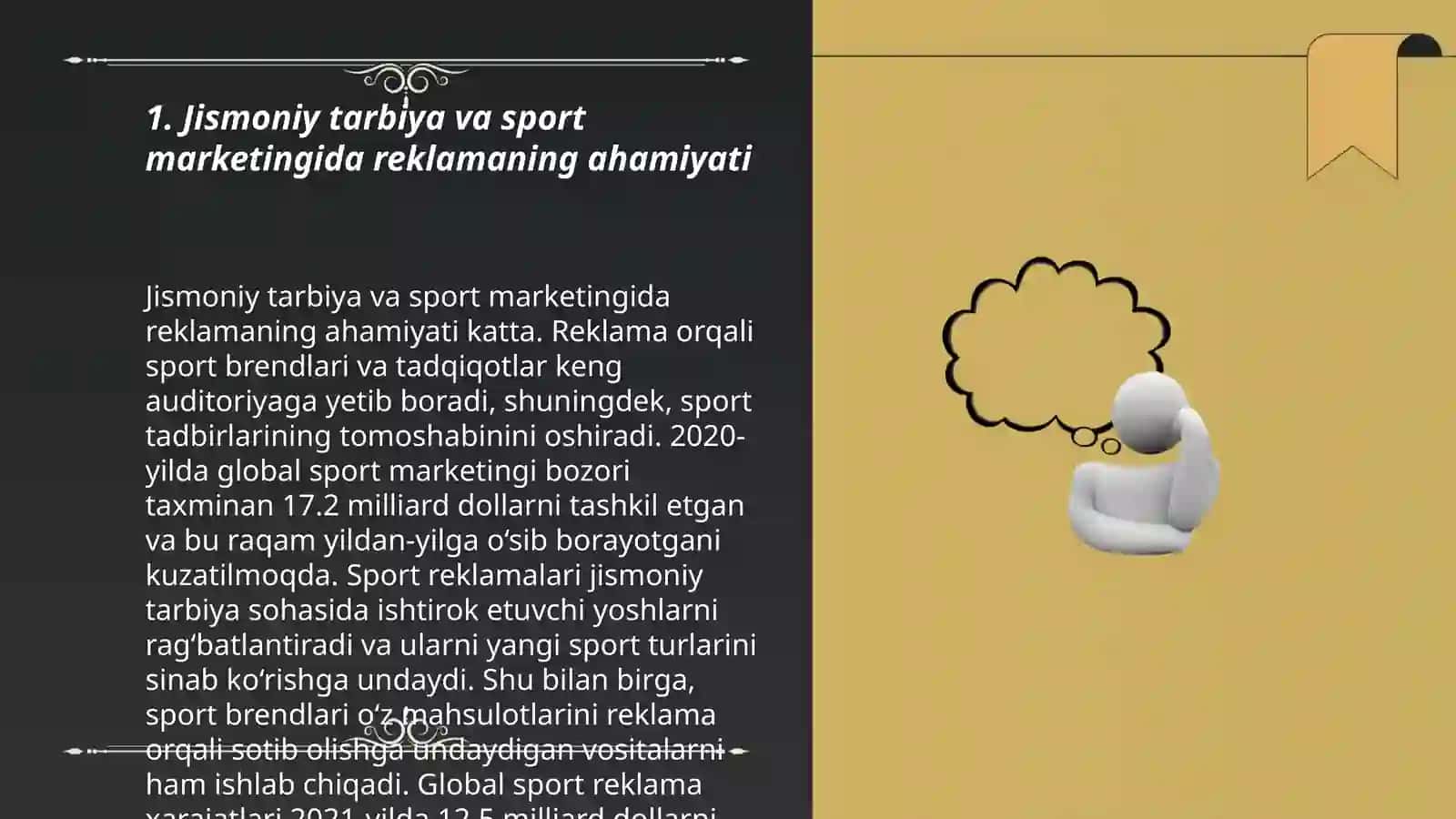Jismoniy tarbiya va sport marketingida reklama vositalari va turlari 3