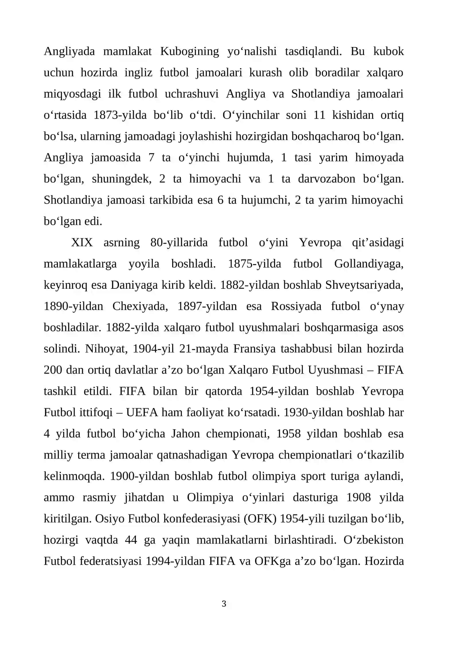 FUTBОL MUSOBAQALARNI TASHKIL ETISH VA HAKAMLIK QILISH NAZARIYASI 3