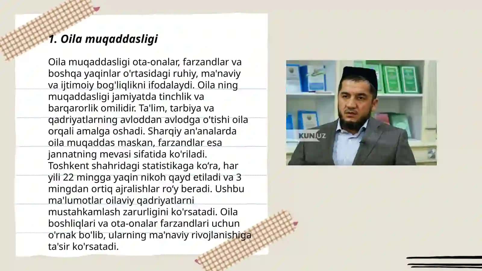 Shayx Muhammad Sodiq Muhammad Yusufning "Baxtli oila" asarida islom qadriyatlarining talqin 3