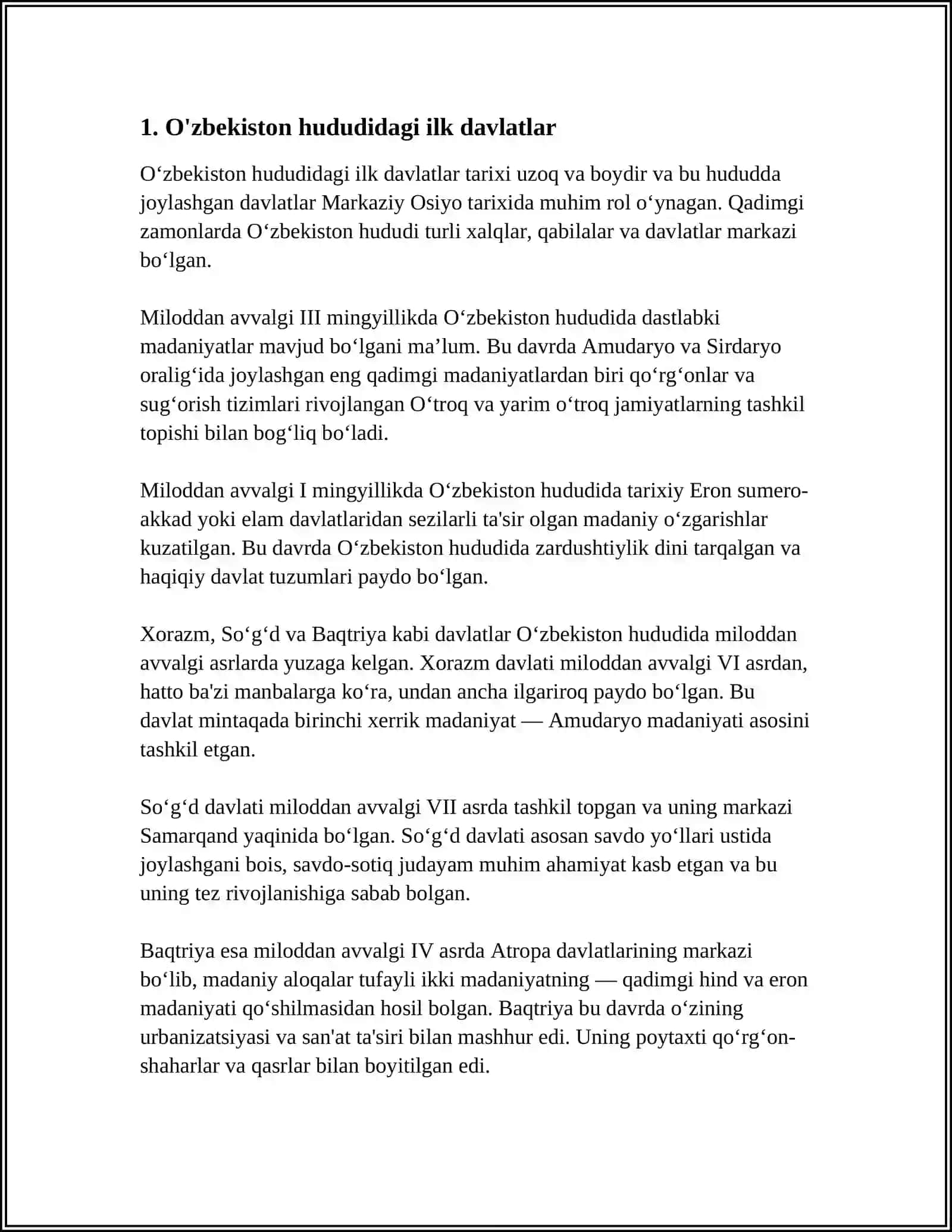 YANG O'ZBEKISTON TARIXI 3