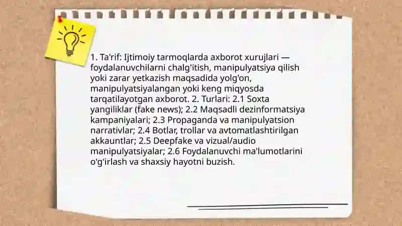 Ijtimoiy tarmoqlardagi axborot xurujlari va tahdidlari 3