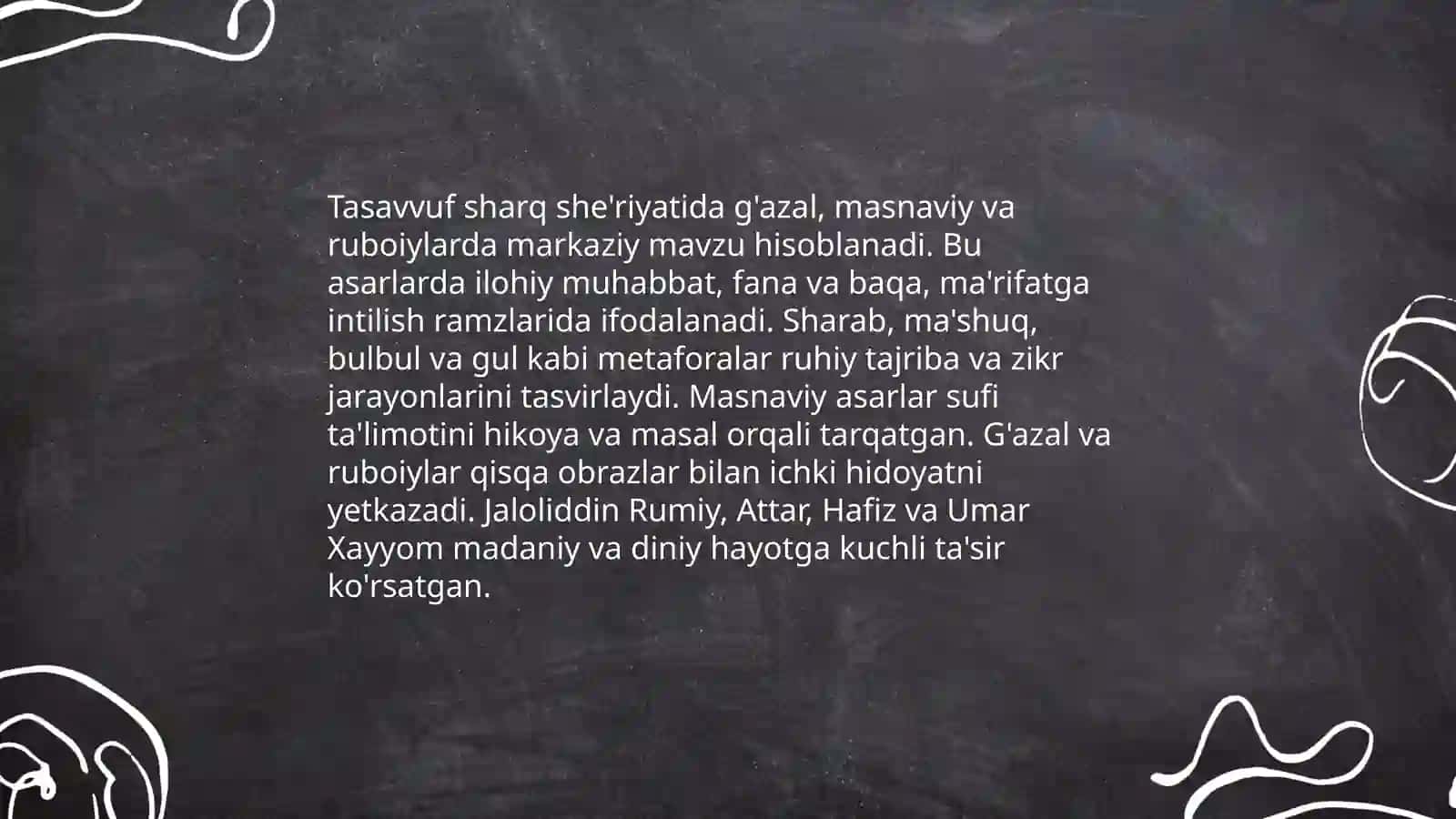 Tasavvuf talimotining sharq madaniyatiga tasiri 3