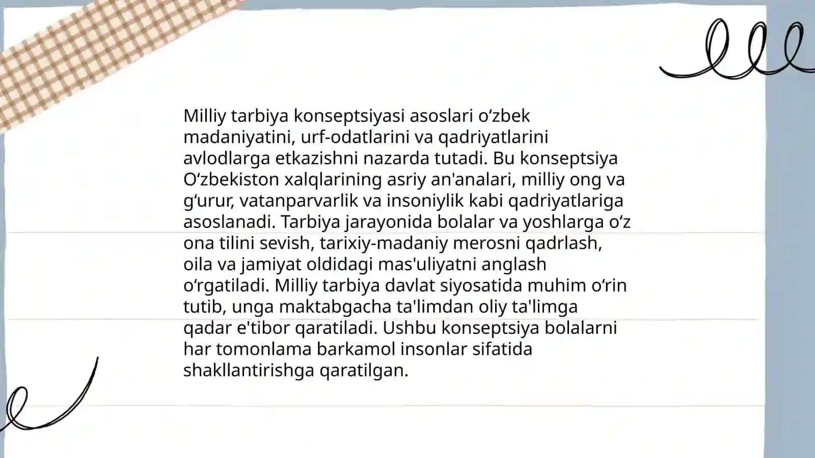 Milliy va jahon tarbiya konseptsiyalari 3