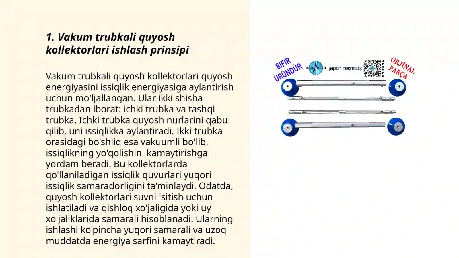 Vakum trubkali quyosh kollektorlari 3