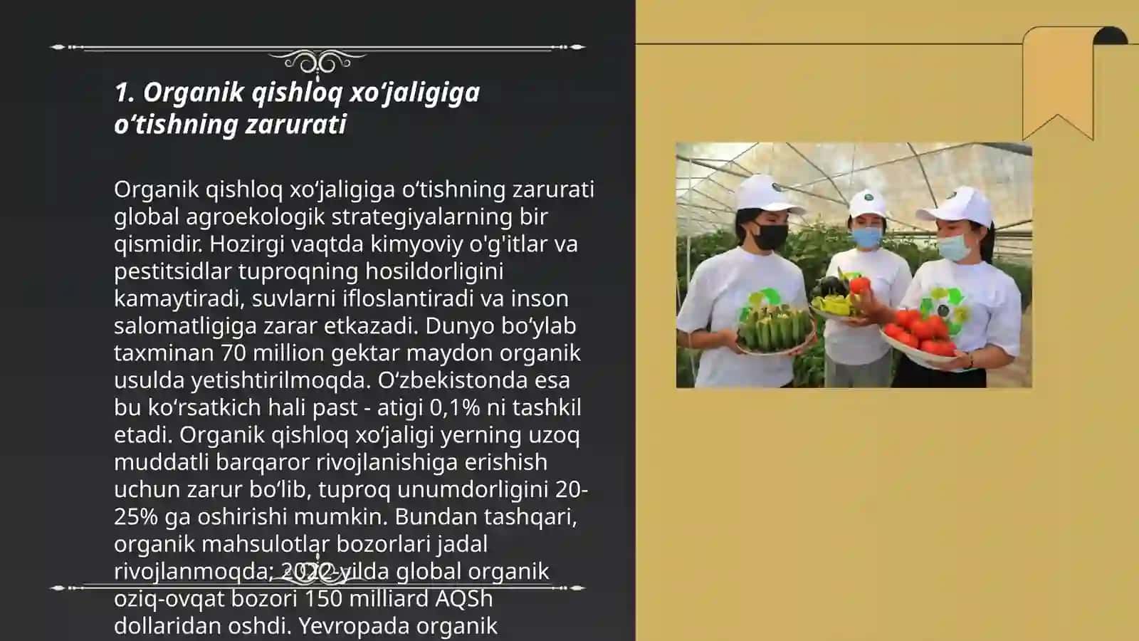 Organik qishloq xoʻjaligiga oʻtishning xususiyatlari va bosqichlari 3