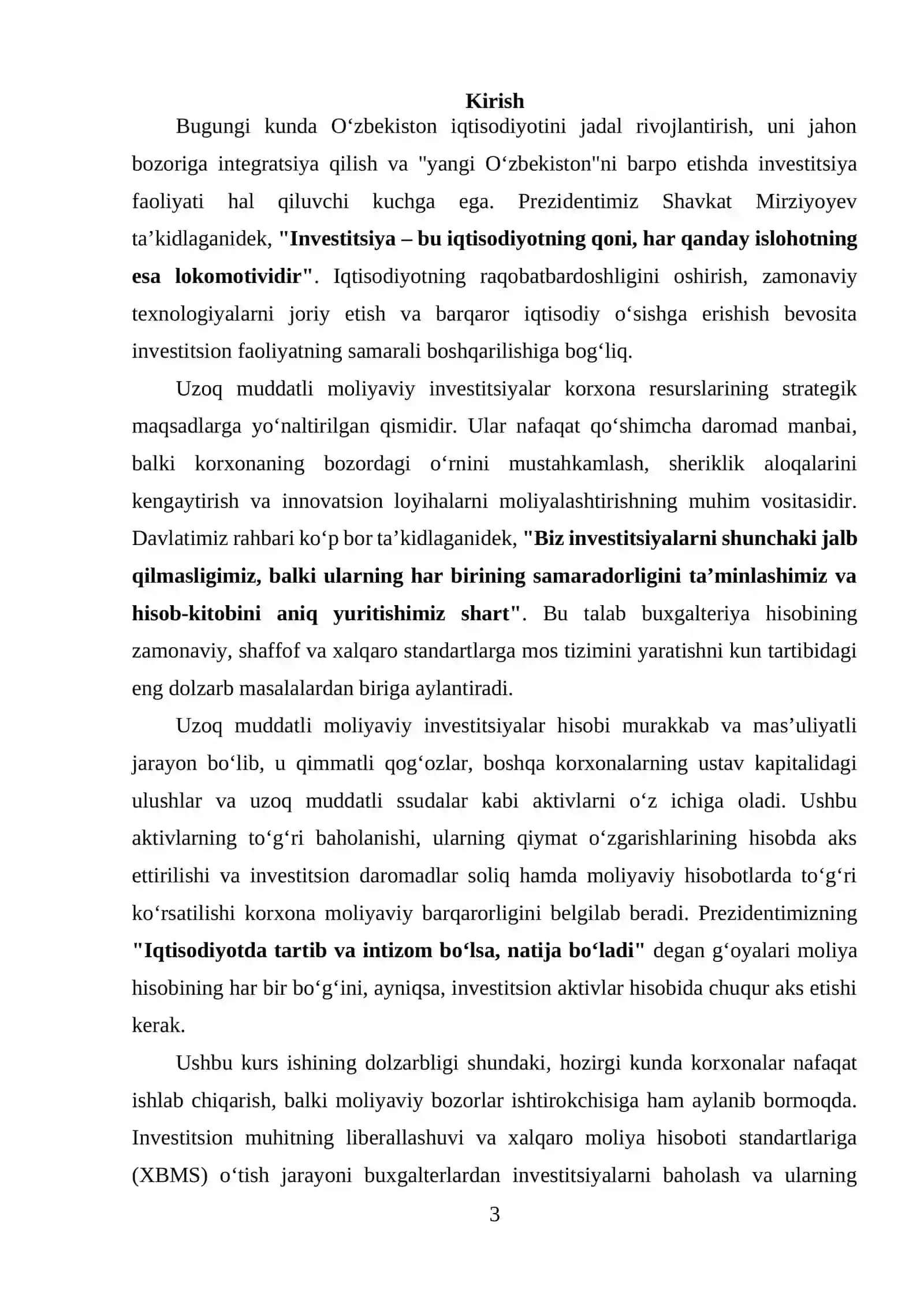 Uzоq muddаtli mоliyaviy investitsiyalаr hisоbi. 3