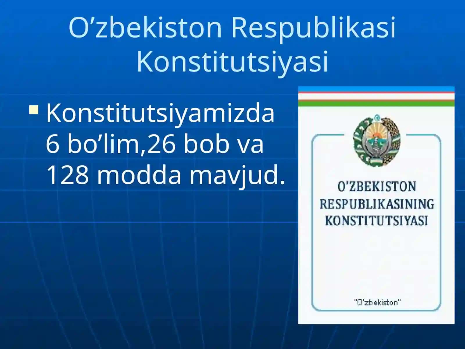 O’zbekiston Respublikasi Konstitutsiyasi qabul qilinishi 3
