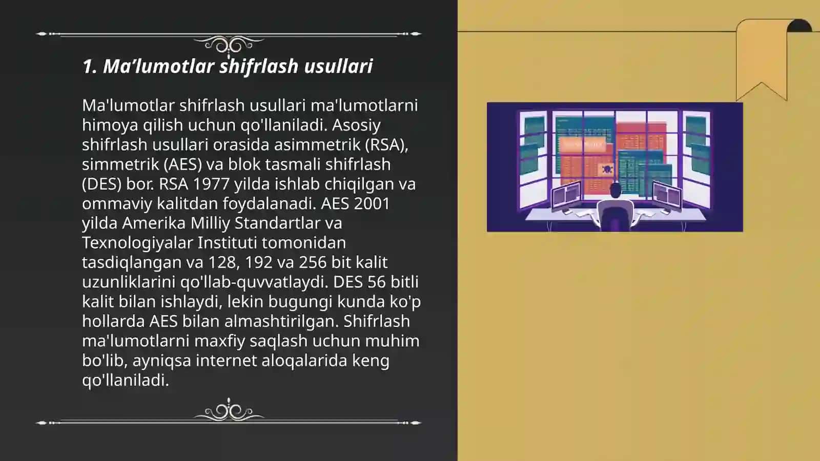 Ahborot havfsizligini taʼminlash usuli 3