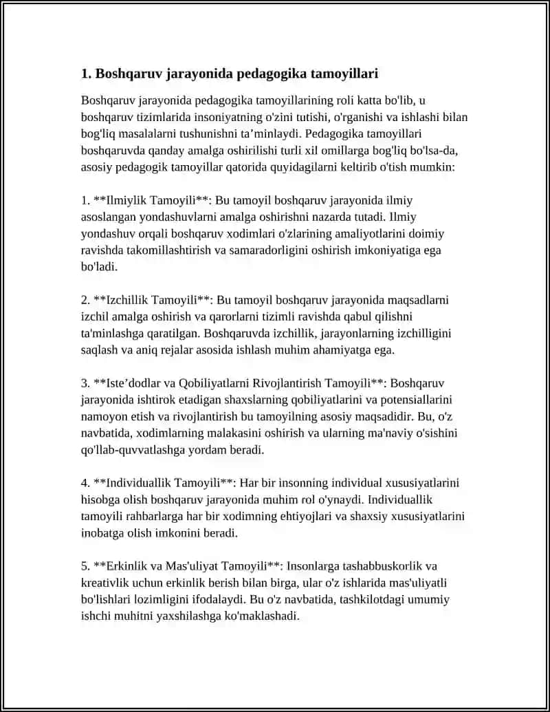 BOSHQARUVDA PEDAGAGIKA VA PSIXOLOGIYA FANLARINING O’RNI 3