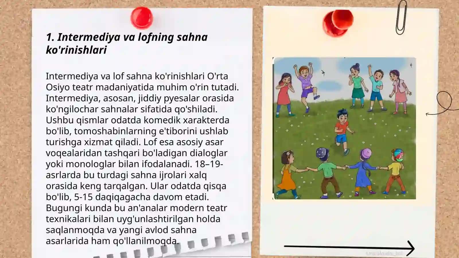 Intermediya va lofning sahna ko'rinishlari 3